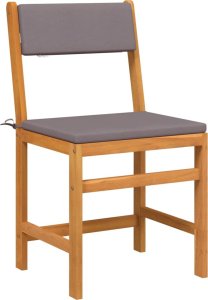 vidaXL vidaXL 3-cz. zestaw mebli na balkon, z poduszkami, drewno akacjowe 3