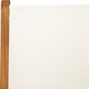 vidaXL Krzesła ogrodowe, 2 szt., kremowe, drewno akacjowe i tkanina 9