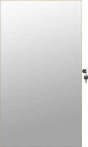 vidaXL vidaXL Szafka ścienna na biżuterię, z lustrem i oświetleniem LED 4