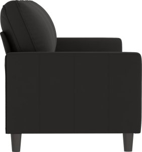vidaXL Sofa 3-osobowa, czarny, 180 cm, tapicerowana aksamitem 4