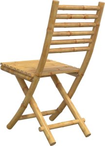 vidaXL Składane krzesła ogrodowe, 2 szt., 43x54x88 cm, bambusowe 7