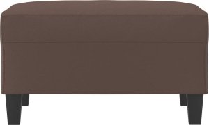 vidaXL Podnóżek, brązowy, 70x55x41 cm, sztuczna skóra 3