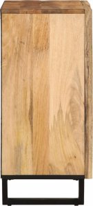vidaXL Szafka, 60x34x75 cm, lite surowe drewno mango 4