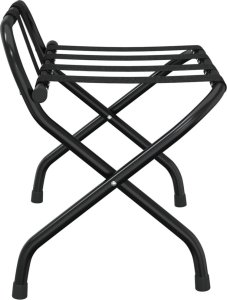 vidaXL vidaXL Stojak bagażowy z oparciem, czarny, 56x39x52 cm 4