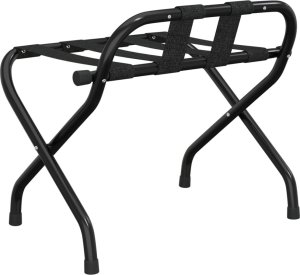 vidaXL vidaXL Stojak bagażowy z oparciem, czarny, 56x39x52 cm 5