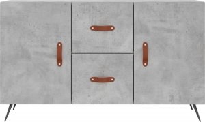 vidaXL vidaXL Komoda, szarość betonu, 100x36x60 cm, materiał drewnopochodny 6