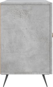 vidaXL vidaXL Komoda, szarość betonu, 100x36x60 cm, materiał drewnopochodny 7