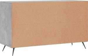 vidaXL vidaXL Komoda, szarość betonu, 100x36x60 cm, materiał drewnopochodny 8