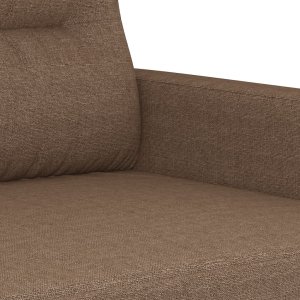 vidaXL Sofa 3-osobowa, brązowa, 180 cm, tapicerowana tkaniną 6