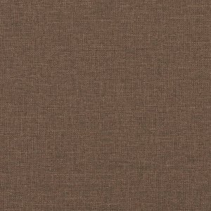vidaXL Sofa 3-osobowa, brązowa, 180 cm, tapicerowana tkaniną 7