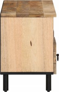 Listwa zasilająca vidaXL Szafka pod telewizor, 100x33x46 cm, lite drewno mango 6
