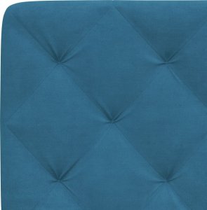 vidaXL vidaXL Poduszka na wezgłowie, niebieska, 160 cm, aksamitna 8