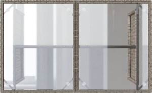 vidaXL Stół ogrodowy ze szklanym blatem, szary, 110x68x70 cm 7