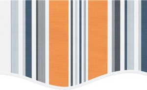 vidaXL Tkanina do markizy na wymianę, wielokolorowe paski, 3,5x2,5 m 5