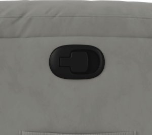 vidaXL Rozkładany fotel, jasnoszary, obity mikrofibrą 9