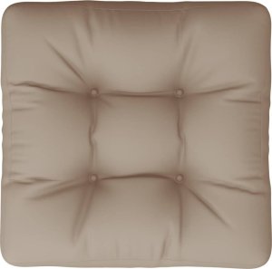 vidaXL Poduszka na paletę, taupe, 58x58x10 cm, tkanina 6