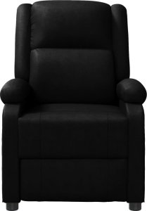 vidaXL vidaXL Fotel masujący, czarny, sztuczna skóra 3