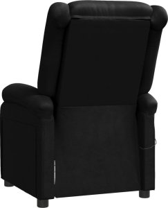 vidaXL vidaXL Fotel masujący, czarny, sztuczna skóra 5