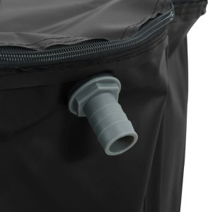 vidaXL Zbiornik na wodę, z kranikiem, składany, 380 L, PVC 6