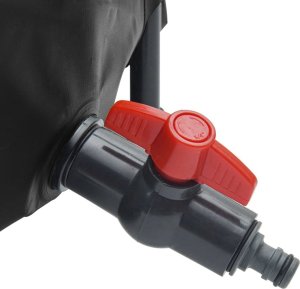 vidaXL Zbiornik na wodę, z kranikiem, składany, 380 L, PVC 7