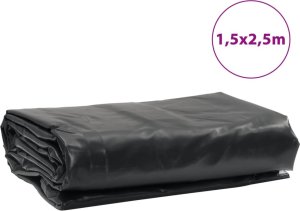 Plandeka vidaXL Plandeka, czarna, 1,5x2,5 m, 650 g/m 9
