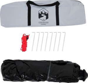 Namiot turystyczny vidaXL Namiot 4-os., biały, zaciemniany, szybkie rozkładanie 11