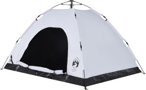 Namiot turystyczny vidaXL Namiot 4-os., biały, zaciemniany, szybkie rozkładanie 4