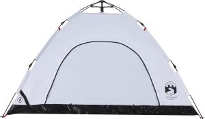 Namiot turystyczny vidaXL Namiot 4-os., biały, zaciemniany, szybkie rozkładanie 7