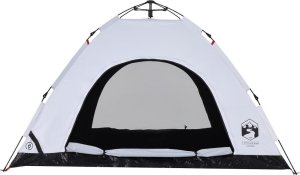 Namiot turystyczny vidaXL Namiot 4-os., biały, zaciemniany, szybkie rozkładanie 8