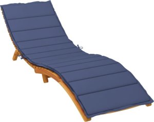 vidaXL Poduszka na leżak, granatowa, tkanina Oxford 3