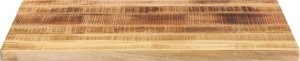 vidaXL Blat do stolika, 80x60x2,5 cm, prostokątny, surowe drewno mango 3