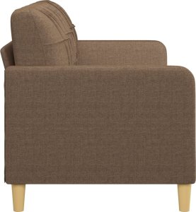vidaXL vidaXL Sofa 3-osobowa, brązowa, 180 cm, tapicerowana tkaniną 4