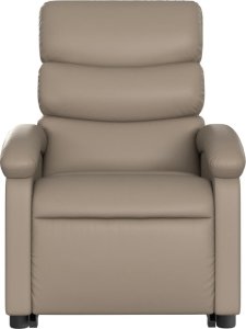 vidaXL Podnoszony fotel masujący, rozkładany, cappuccino 8