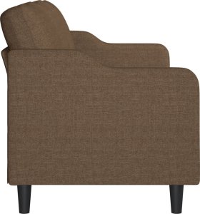 vidaXL Sofa 3-osobowa, brązowa, 180 cm, tapicerowana tkaniną 4