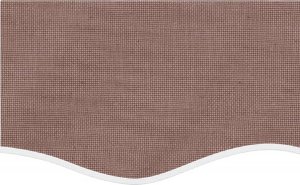 vidaXL Lambrekin do markizy, brązowe paski, 3 m 4