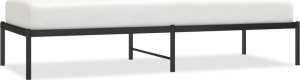 vidaXL vidaXL Metalowa rama łóżka, czarna, 75x190 cm 2