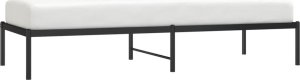 vidaXL vidaXL Metalowa rama łóżka, czarna, 75x190 cm 4