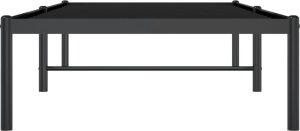 vidaXL vidaXL Metalowa rama łóżka, czarna, 75x190 cm 5