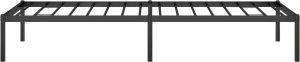 vidaXL vidaXL Metalowa rama łóżka, czarna, 75x190 cm 6