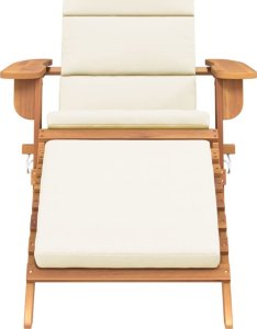 vidaXL vidaXL Krzesło ogrodowe Adirondack z podnóżkiem, lite drewno akacjowe 3