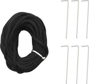 vidaXL vidaXL Choinka z lampek, na maszt, 200 ciepłych białych LED, 180 cm 9