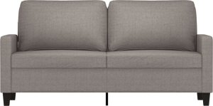 vidaXL vidaXL Sofa 2-osobowa, kolor taupe, 140 cm, tapicerowana tkaniną 3
