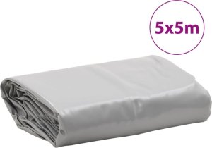 Plandeka vidaXL vidaXL Plandeka, szara, 5x5 m, 650 g/m 8