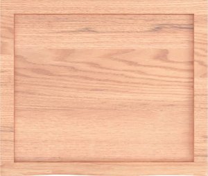 vidaXL Blat do łazienki, jasnobrązowy, 60x50x(2-4) cm, lite drewno 4