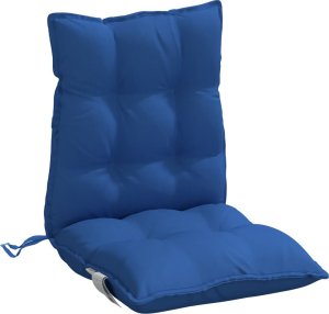 vidaXL vidaXL Poduszki na krzesła z niskim oparciem, 2 szt., błękit królewski 5