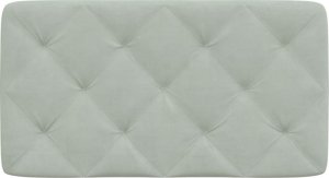 vidaXL vidaXL Poduszka na wezgłowie, jasnoszara, 80 cm, aksamitna 5