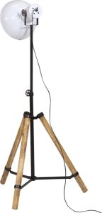 vidaXL vidaXL Lampa stojąca, 25 W, biała, 75x75x90-150 cm, E27 5