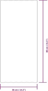 vidaXL vidaXL Panele dachowe, 36 szt., malowana proszkowo stal, 80x36 cm 7