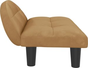 vidaXL vidaXL Legowisko dla psa, brązowe, 70x52x30 cm, aksamit 4