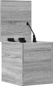 vidaXL vidaXL Skrzynia, szary dąb sonoma, 30x35x35, materiał drewnopochodny 7